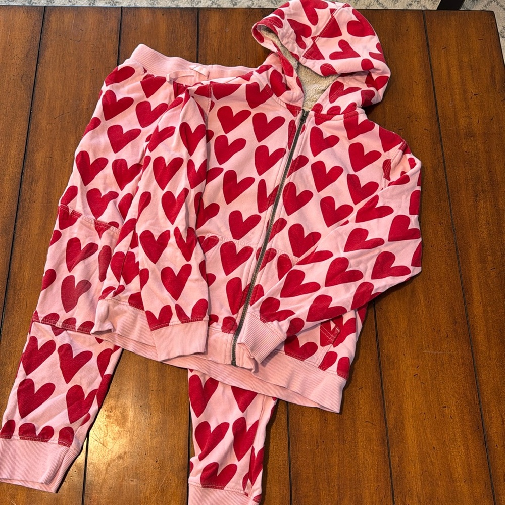 Hanna Andersson Valentines Sweat Set